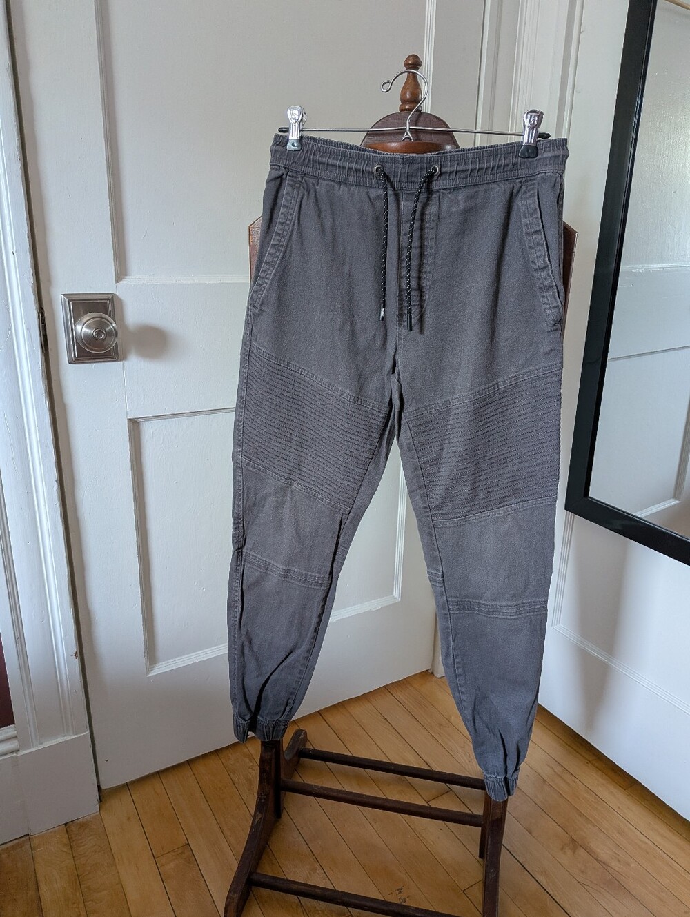 Tony Hawk Gray Men's Jogger Pants with Elastic Cuffs